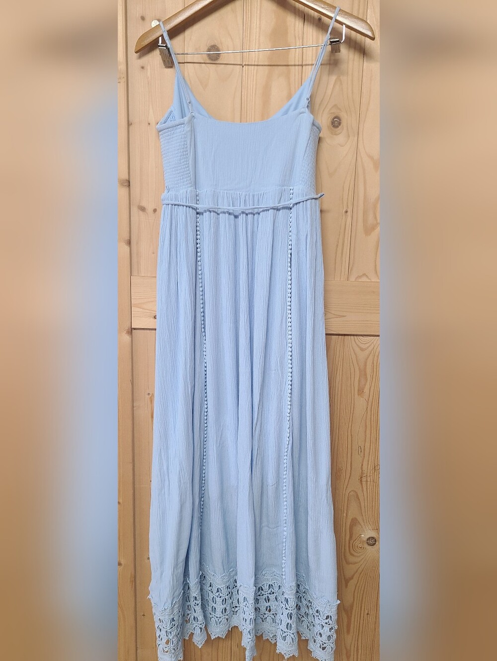 Motherhood Midi Summer Dress Light Blue - Picture 5 of 11